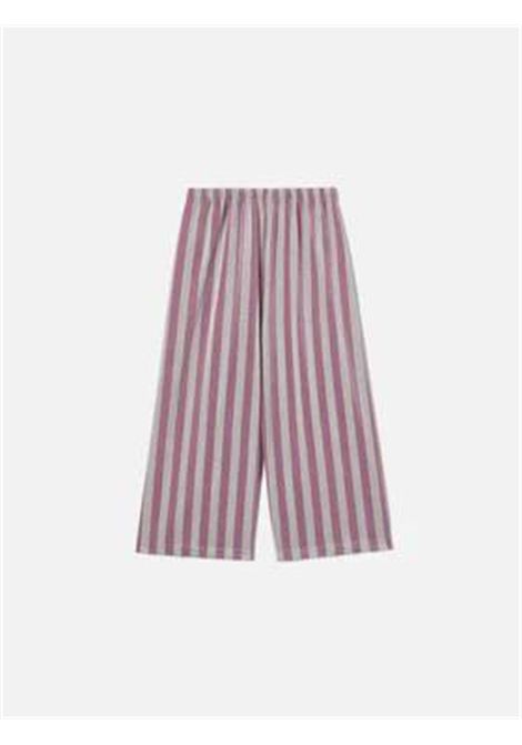 Pantalone in lurex SAINT BARTH | AML0003 AMALIA JR00377L LUREX STRIP SILVER21